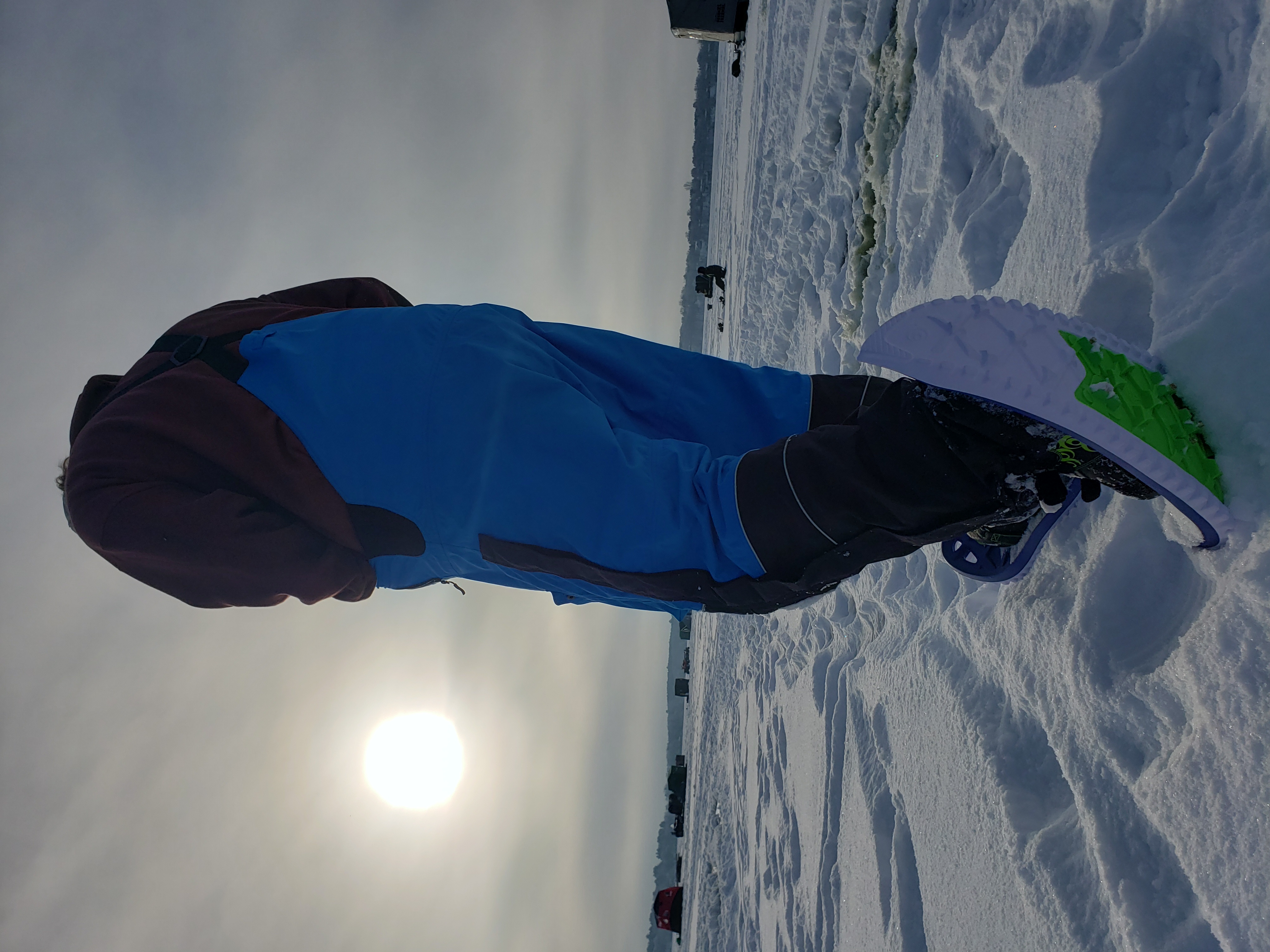 foam snowshoes for ice fishing